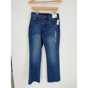 Aeropostale Mid Rise Bootcut Jeans Medium Wash Blue 8R NWT